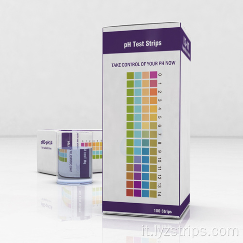 Striscia reattiva LYZ OEM 0-14 pH